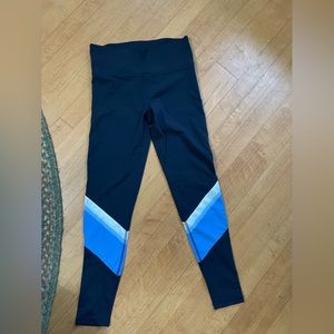 New! Adidas Leggings Navy & White (Medium)
